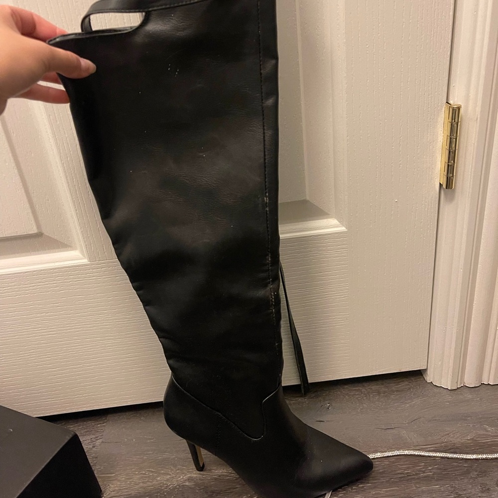Knee High Black Boots sz 7.5